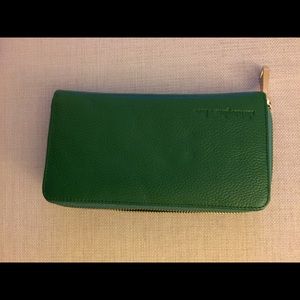 Christopher Kon Kelly Green Wallet NEW!