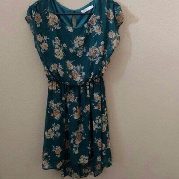 Lush Dresses & Skirts - Teal Floral Lush Dress