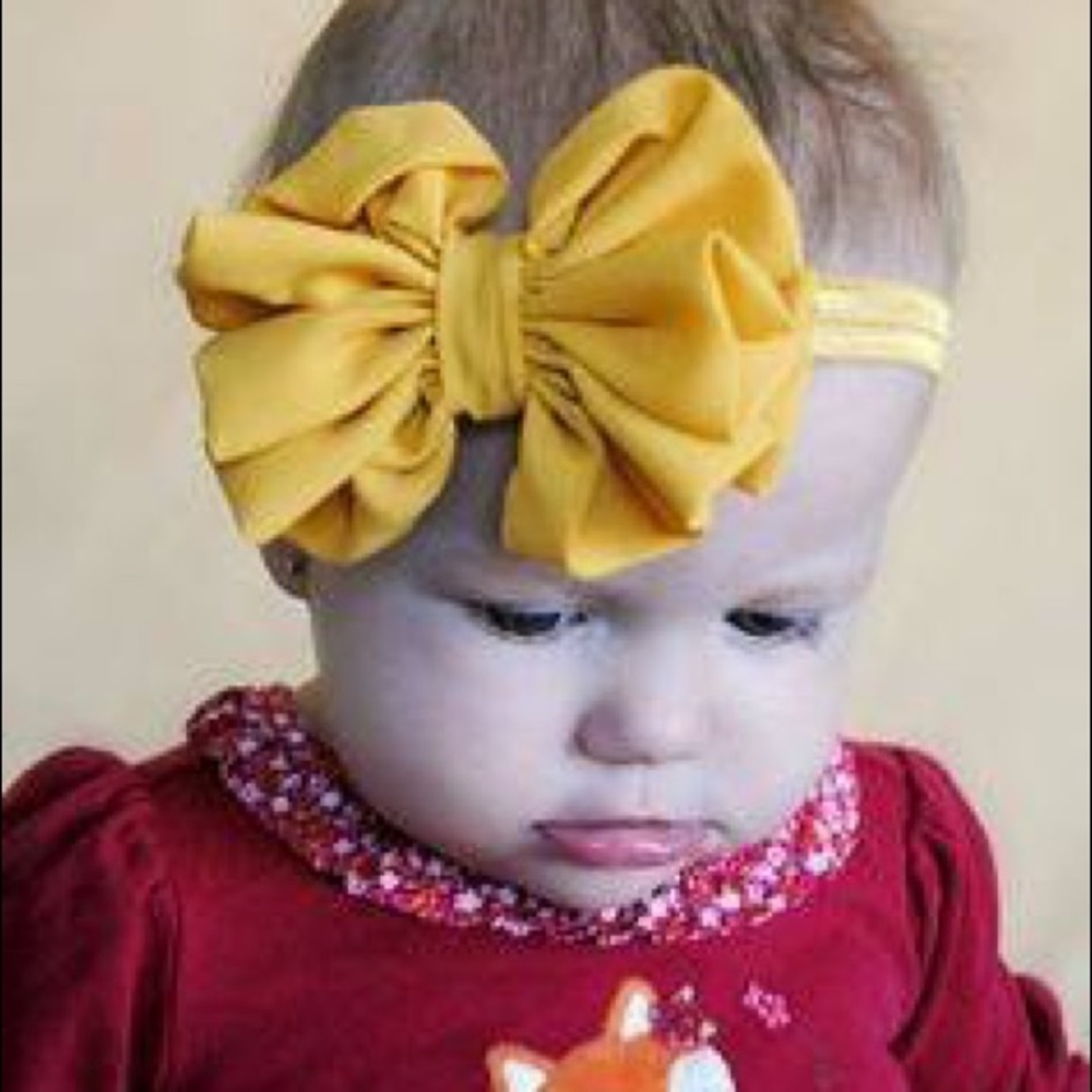 Yellow Baby Headband