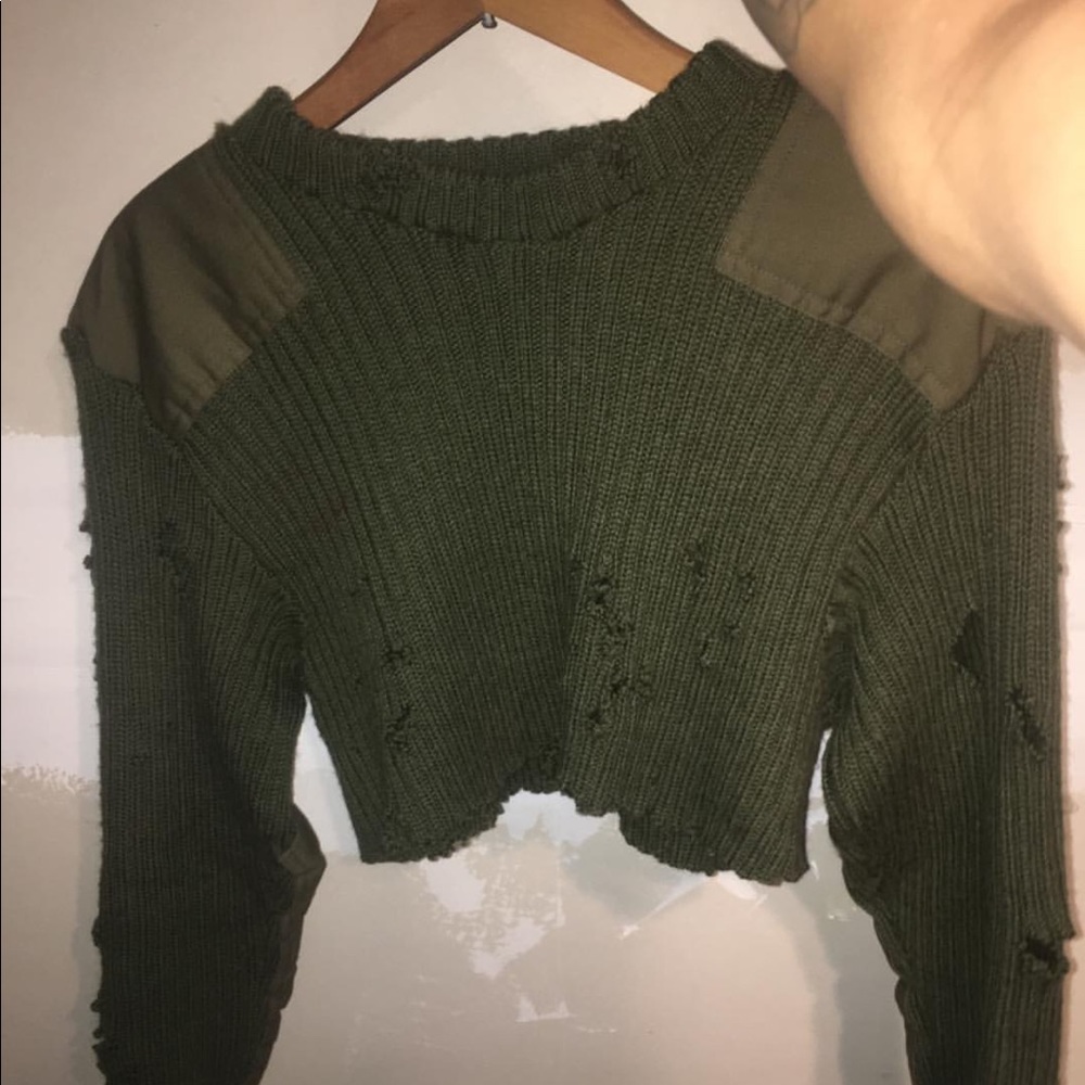 Yeezy Military Crop Top