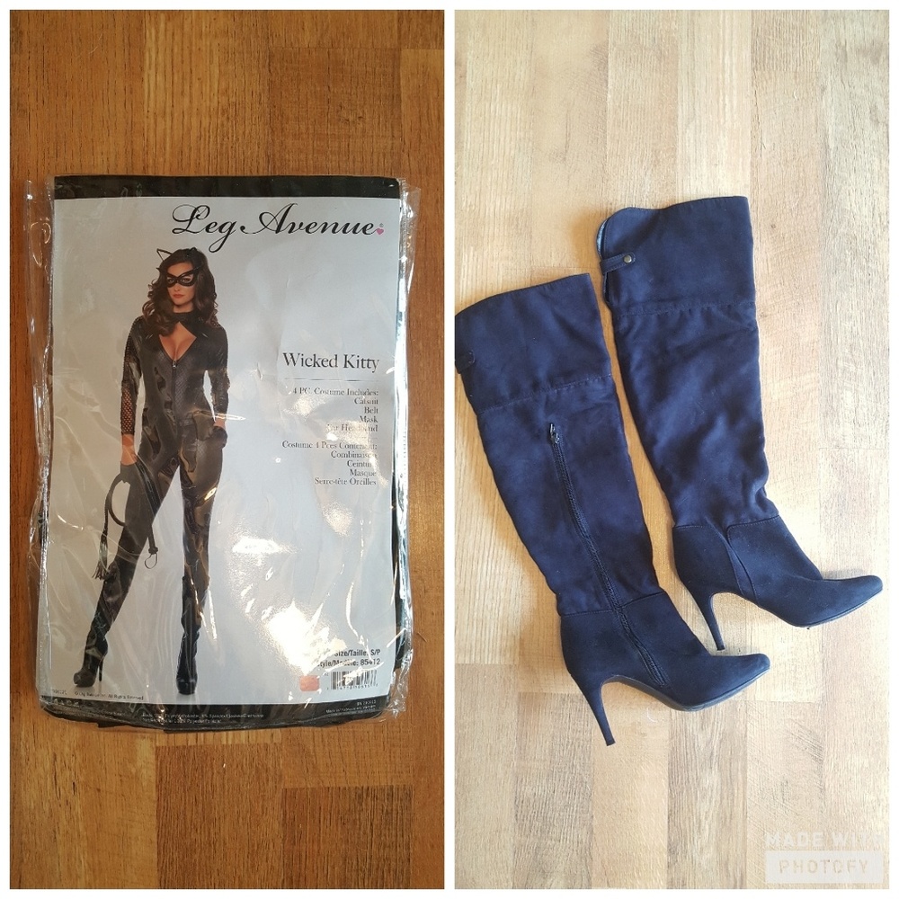 Cat woman complete costume