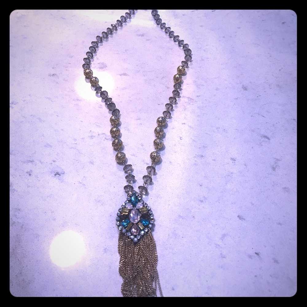 Colorful crystal statement Necklace