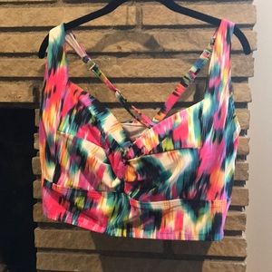 Torrid graffiti print bikini top