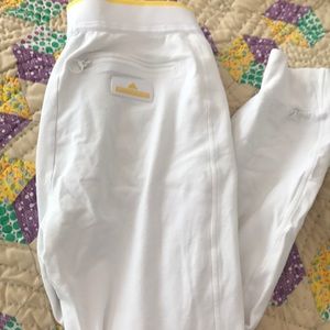 White pants- Stella McCartney Adidas- M