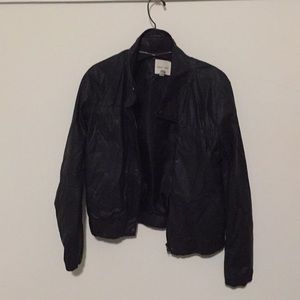 Faux leather jacket