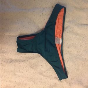 Blue bathing suit bottoms from target