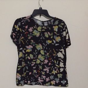 Silk material blouse