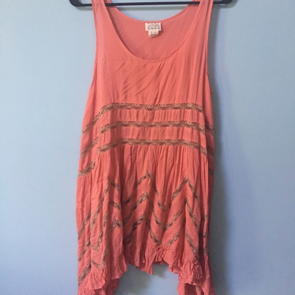 Free People voile and lace slip