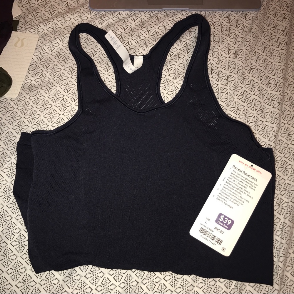 NWT Reveal racerback Lululemon