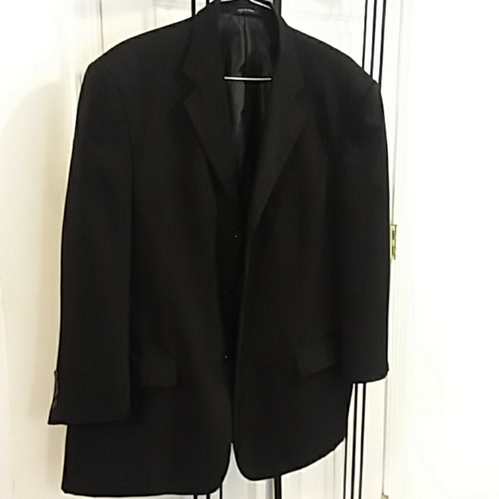 46s black suit jacket