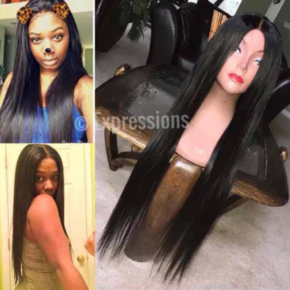 Virgin Brazilian Straight Wig