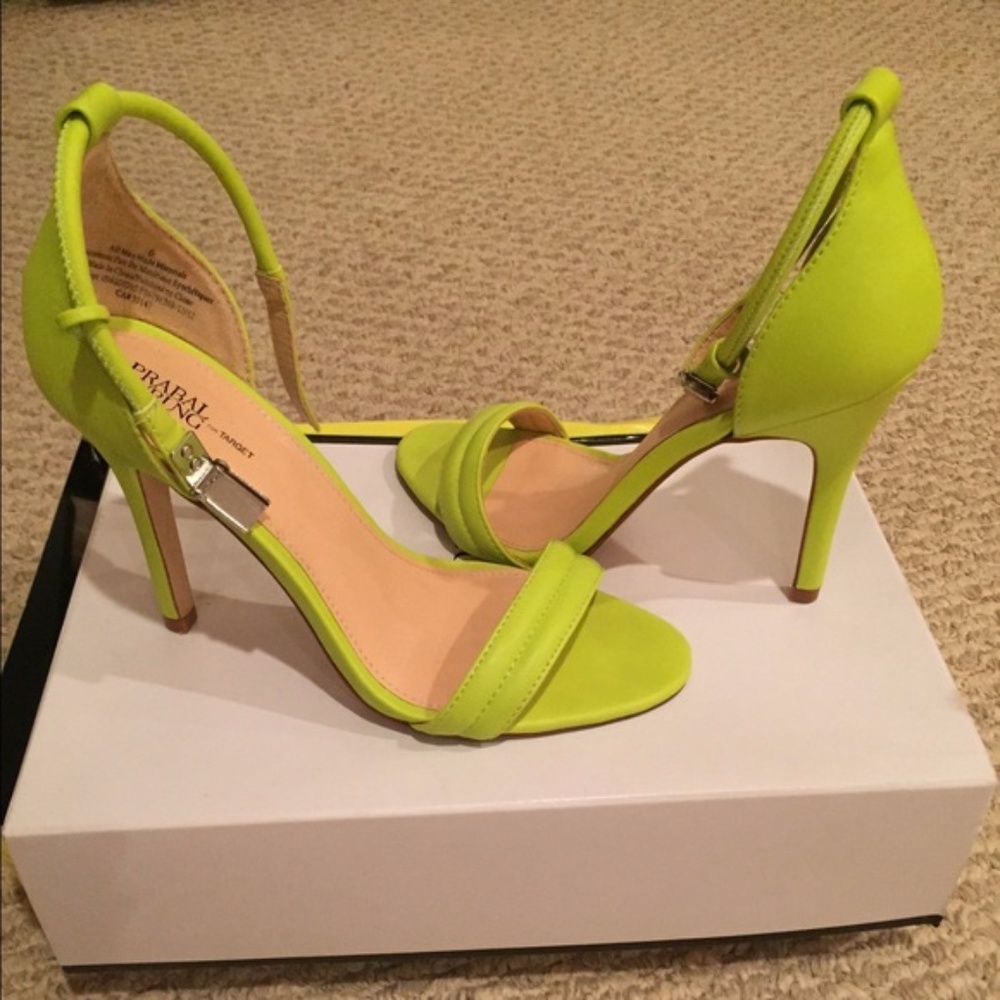 Prabual Gurang for Target Neon Minimal  Heels