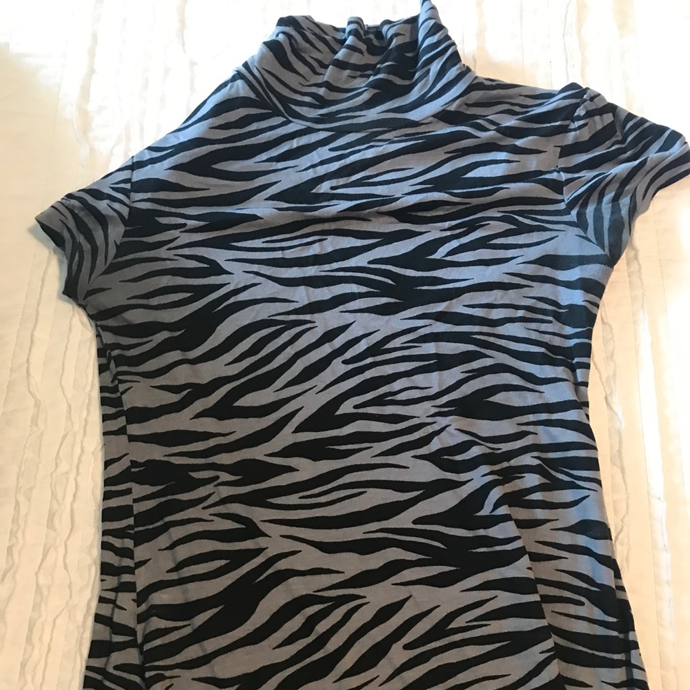 Zebra striped tee