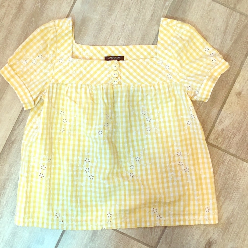 Short Sleeved Babydoll Blouse