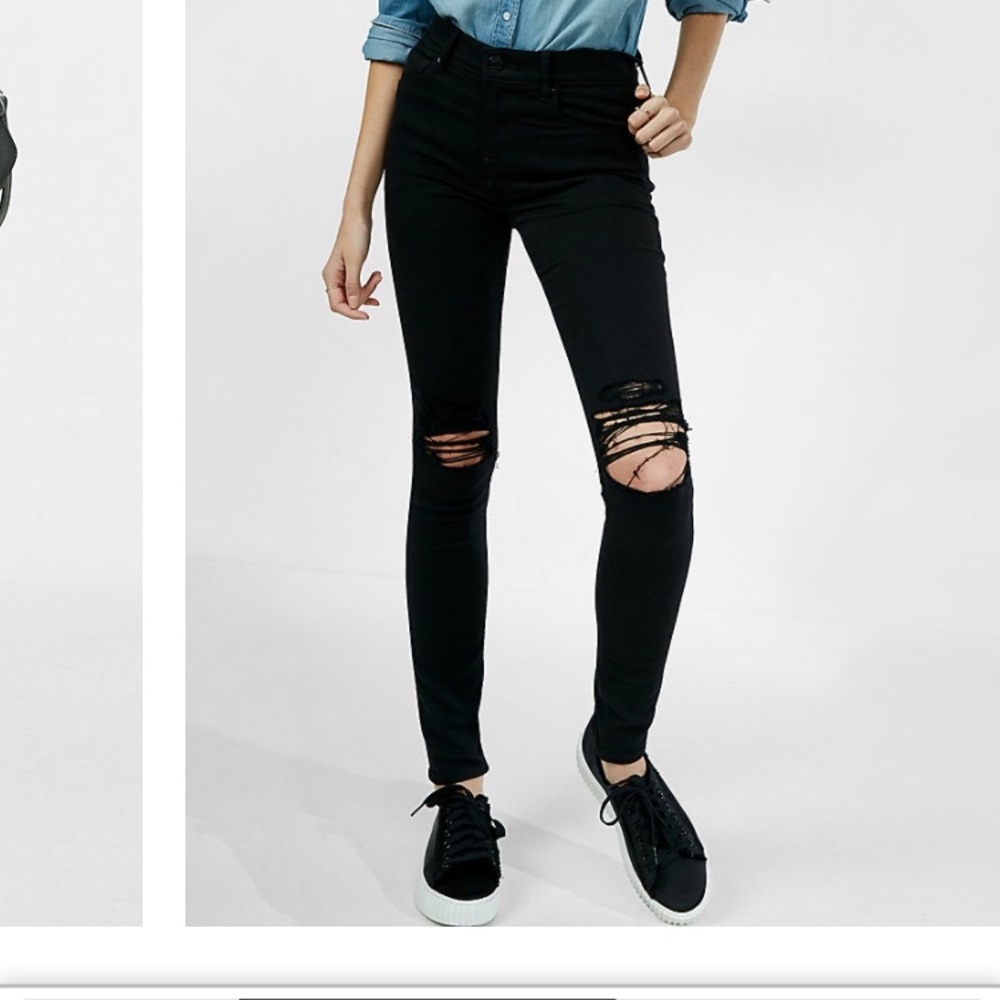 Express high waisted pants-Sz 10 Long