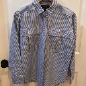 J. Crew Stripe Button Down