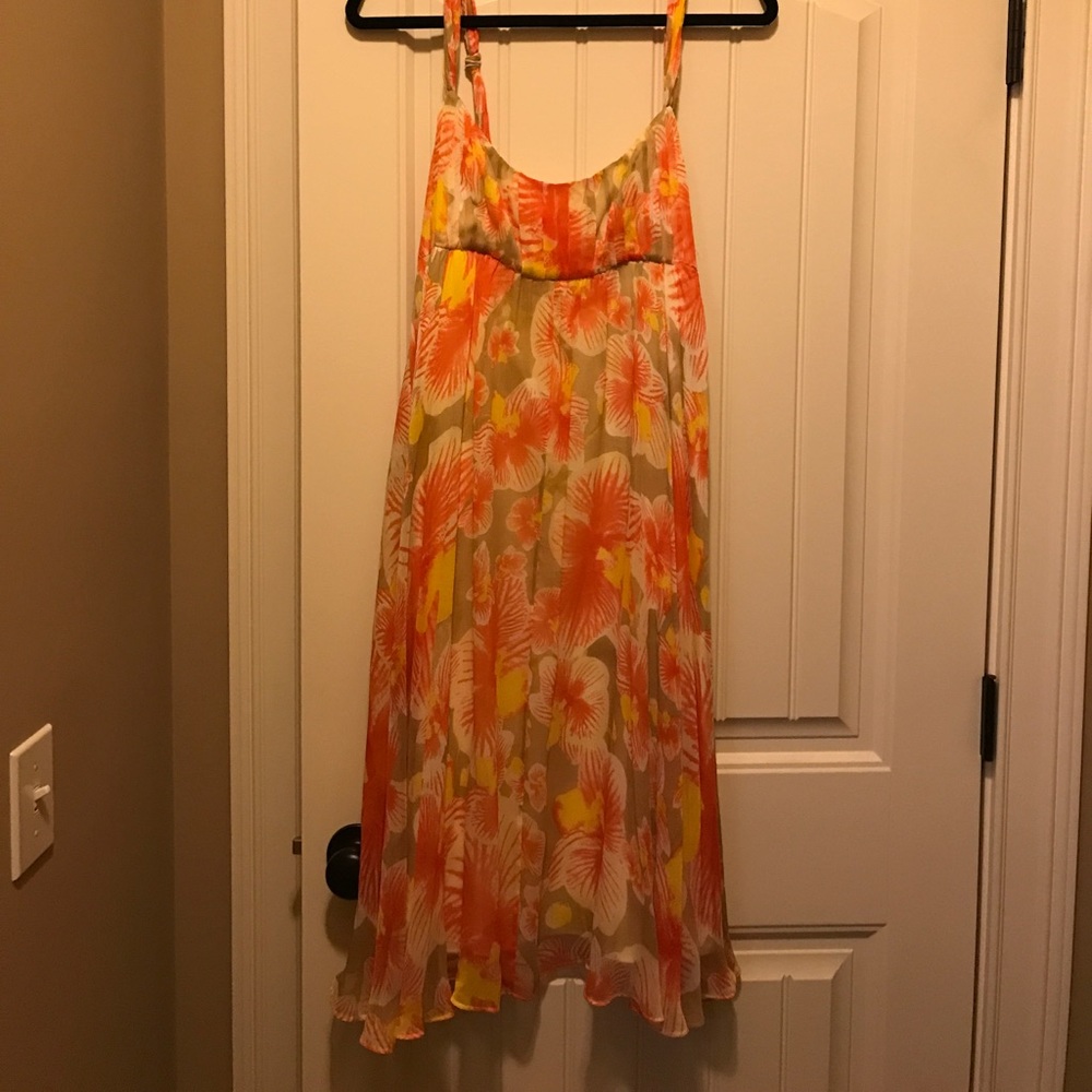DVF Floral Print Dress