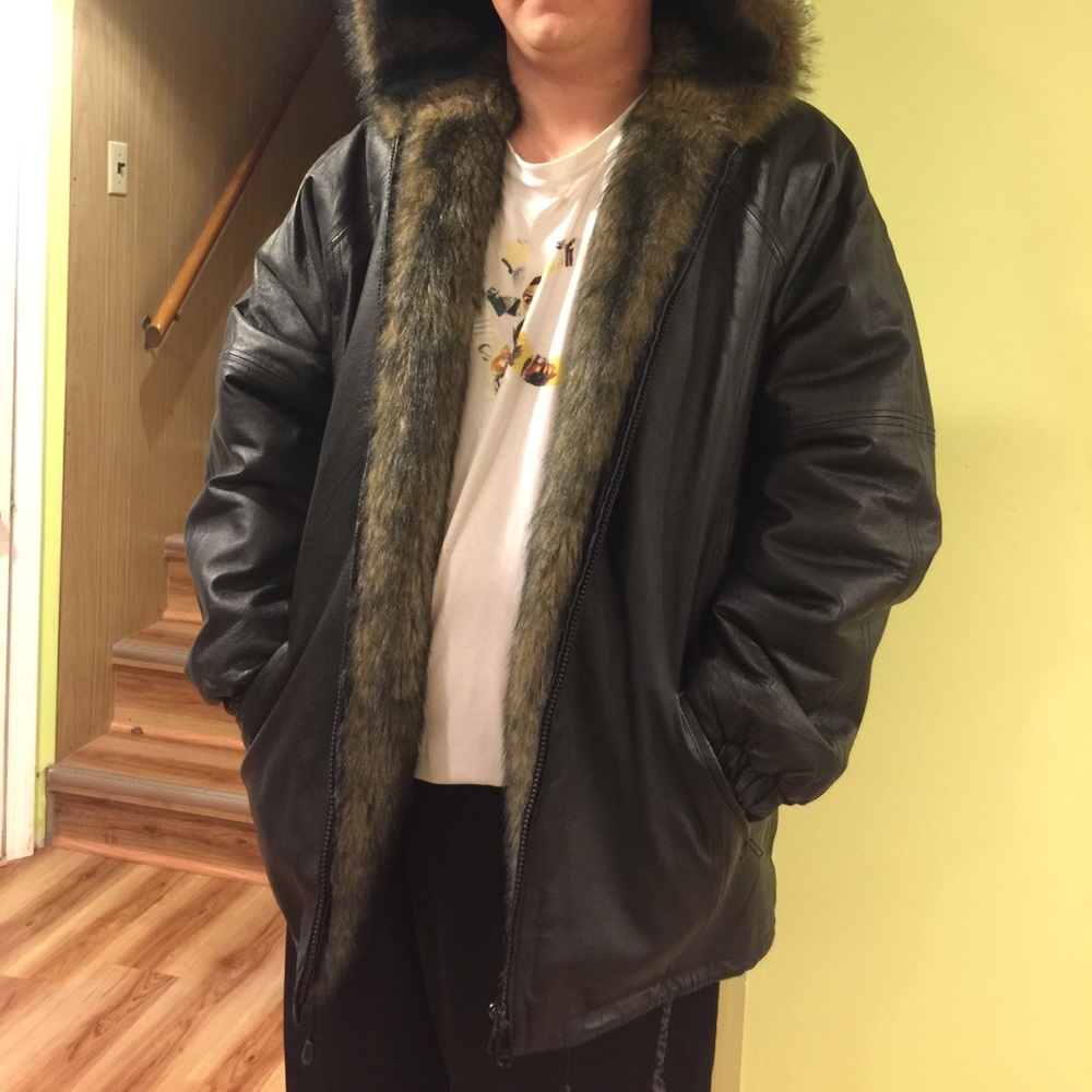 Vintage protocol leather jacket. - Picture 8 of 8