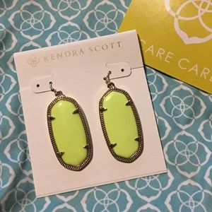 Neon Yellow Kendra Scott Elles