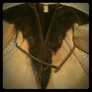 Jennifer Lopez Brown suede jacket.