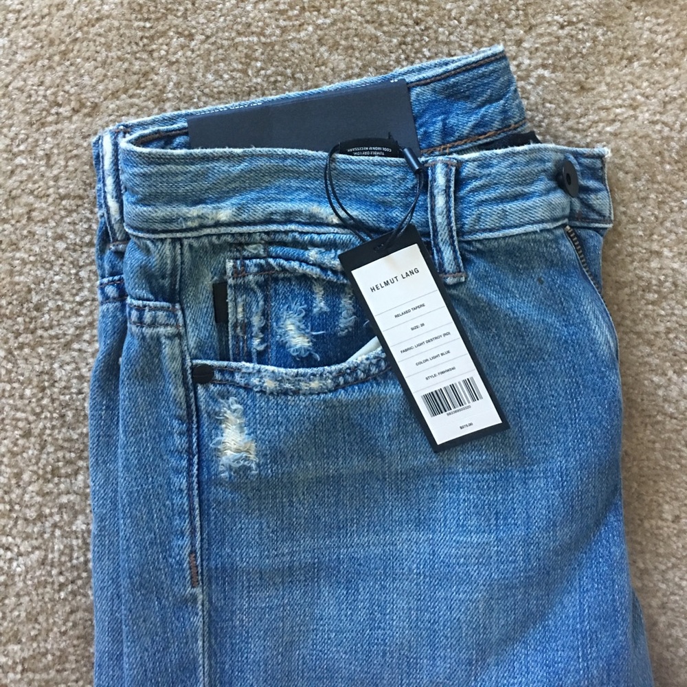 Helmut Lang Relaxed Taper Jeans