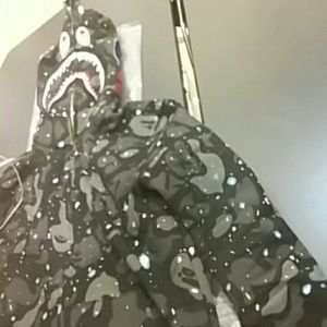 A bathing ape space camo hoodie