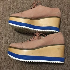 Schutz oxford Flat form shoes size 35