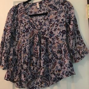 Xhilaration Tie Front Blouse