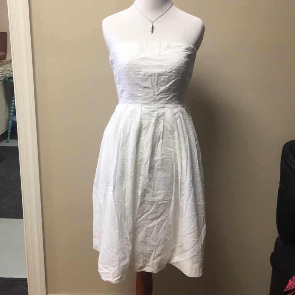 JCREW strapless dress