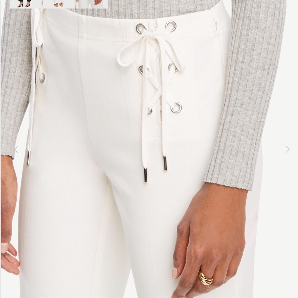 Ann Taylor lace up pants. - Picture 4 of 6