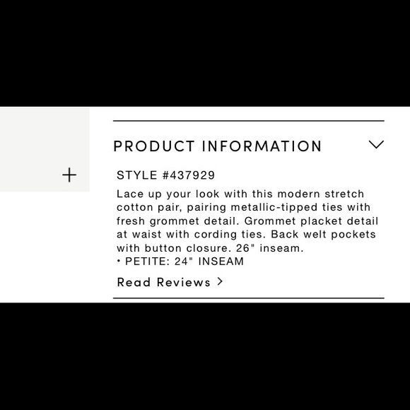 Ann Taylor lace up pants. - Picture 5 of 6