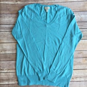 Talbots Luxury Cashmere Blend V-neck Sweater