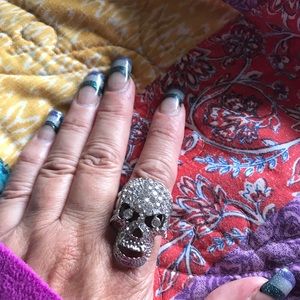 SKULL RING COSTUME JEWELRY