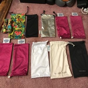 Sunglass pouches variety