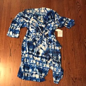 Tie Dye Lularoe Shirley NWT