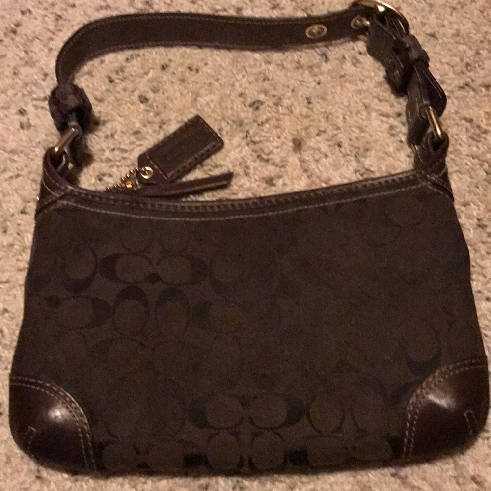 Coach Signature Collection Brown Hobo Bag - NEW