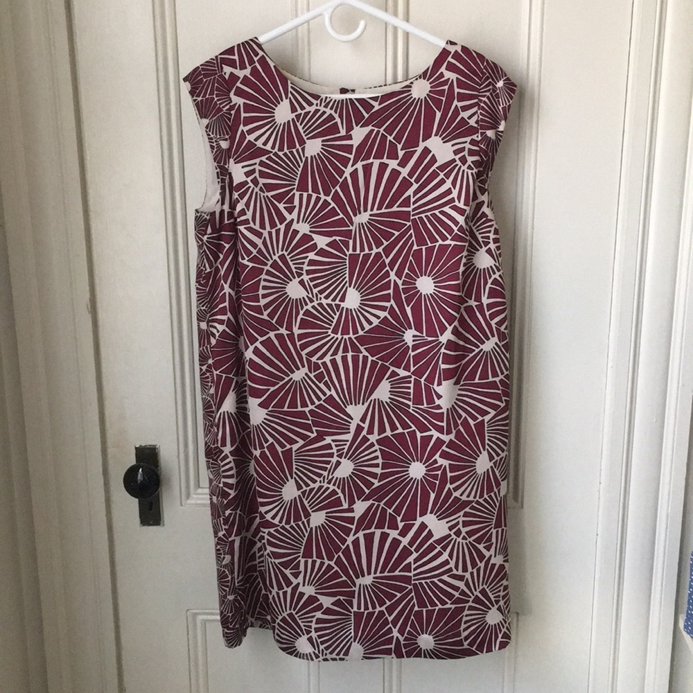 Purple sheath dress