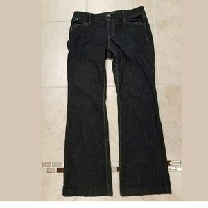 White House Black Market Trouser Leg Jeans 8R
