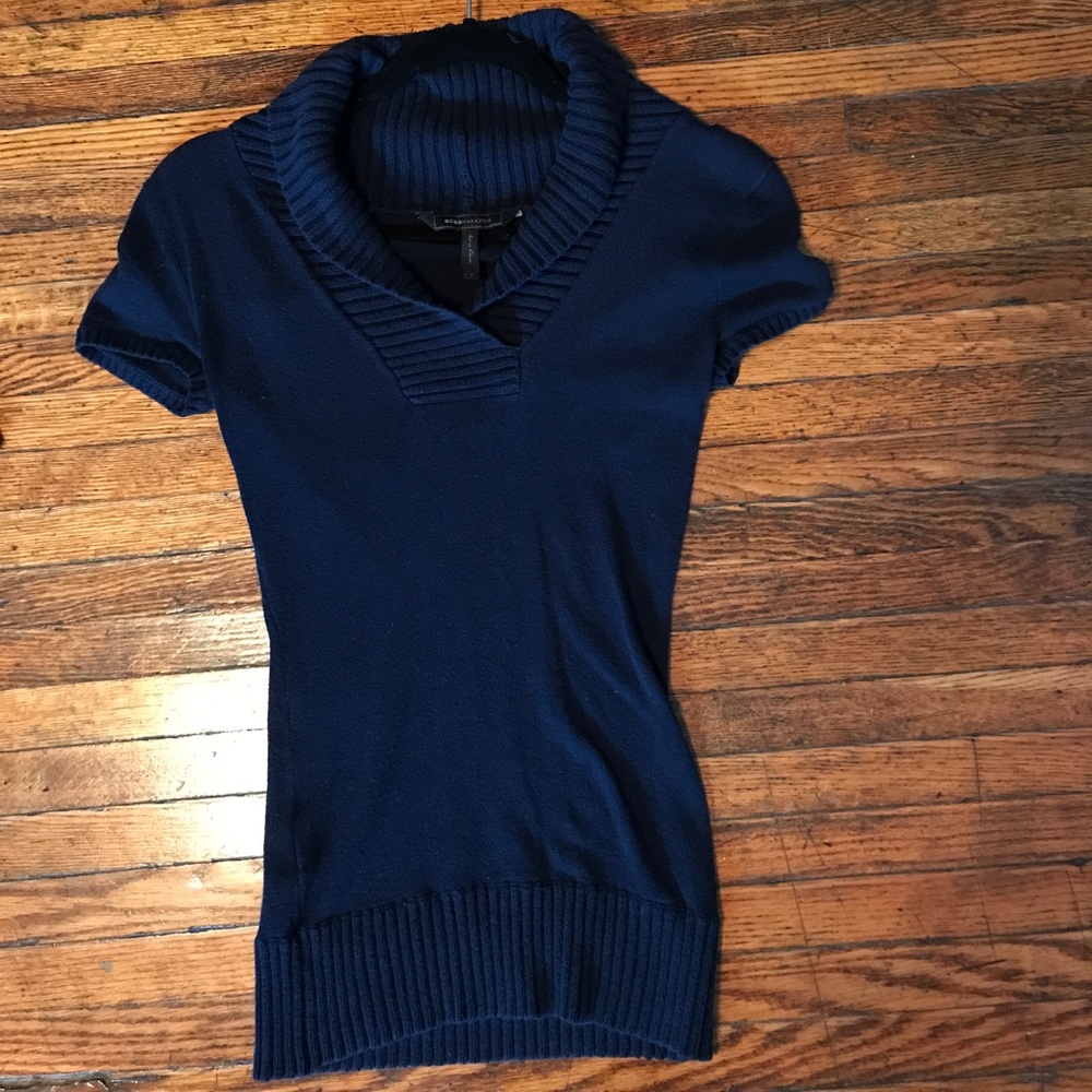 BCBG Maxazria Navy Sweater