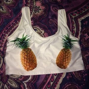 Pineapple bikini top