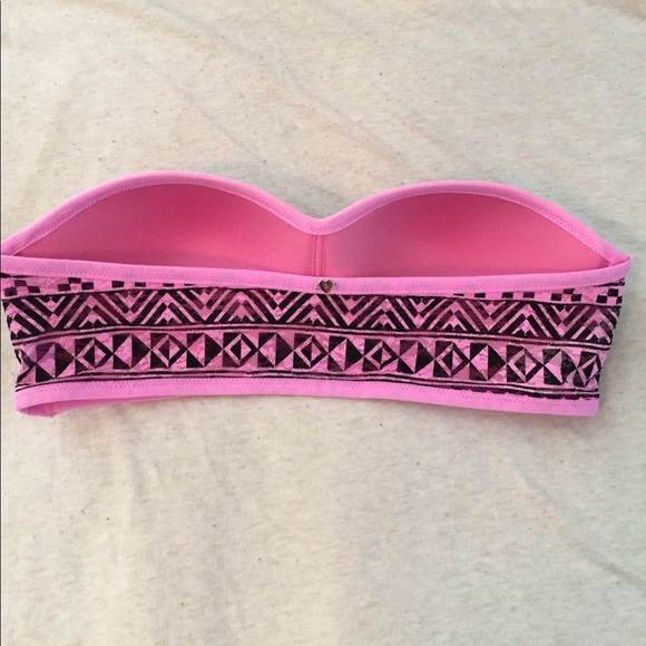 Geometric print bandeau bra - Picture 2 of 2