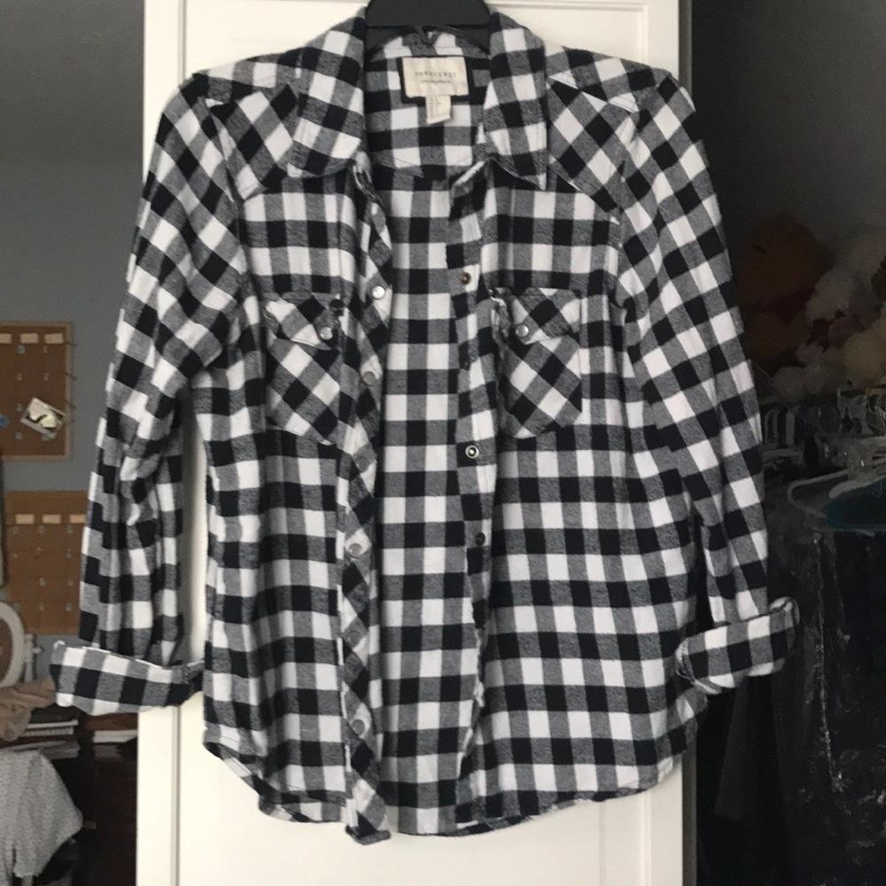Black & white flannel!
