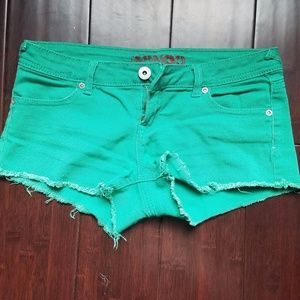 Green Bongo Jean shorts Green Bongo Jean shorts