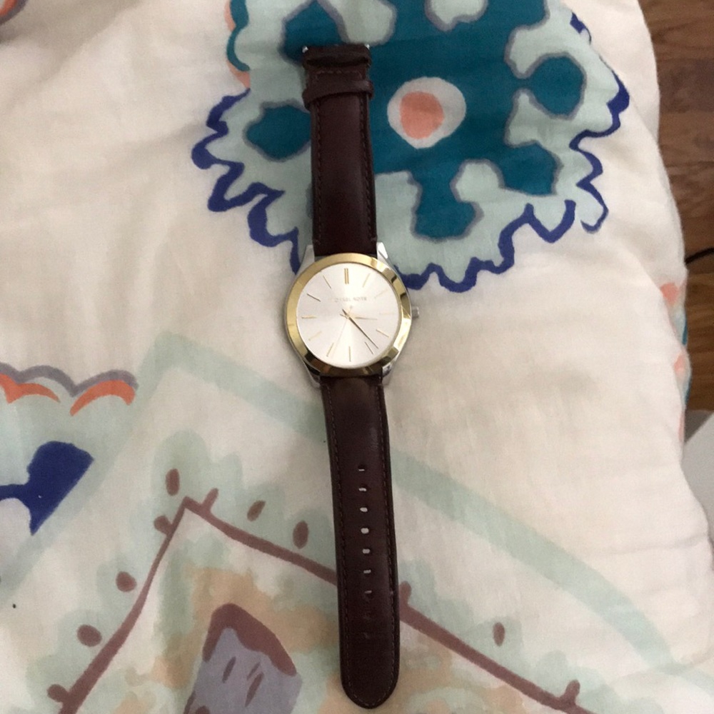 Michael Kors leather watch