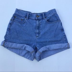 Liz Claiborne Light Wash High Waisted Jean Shorts