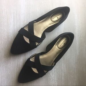 Bandolino Black criss cross flats