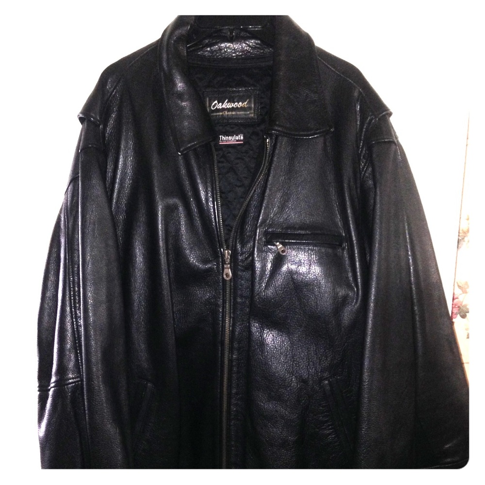 Men leather jacket