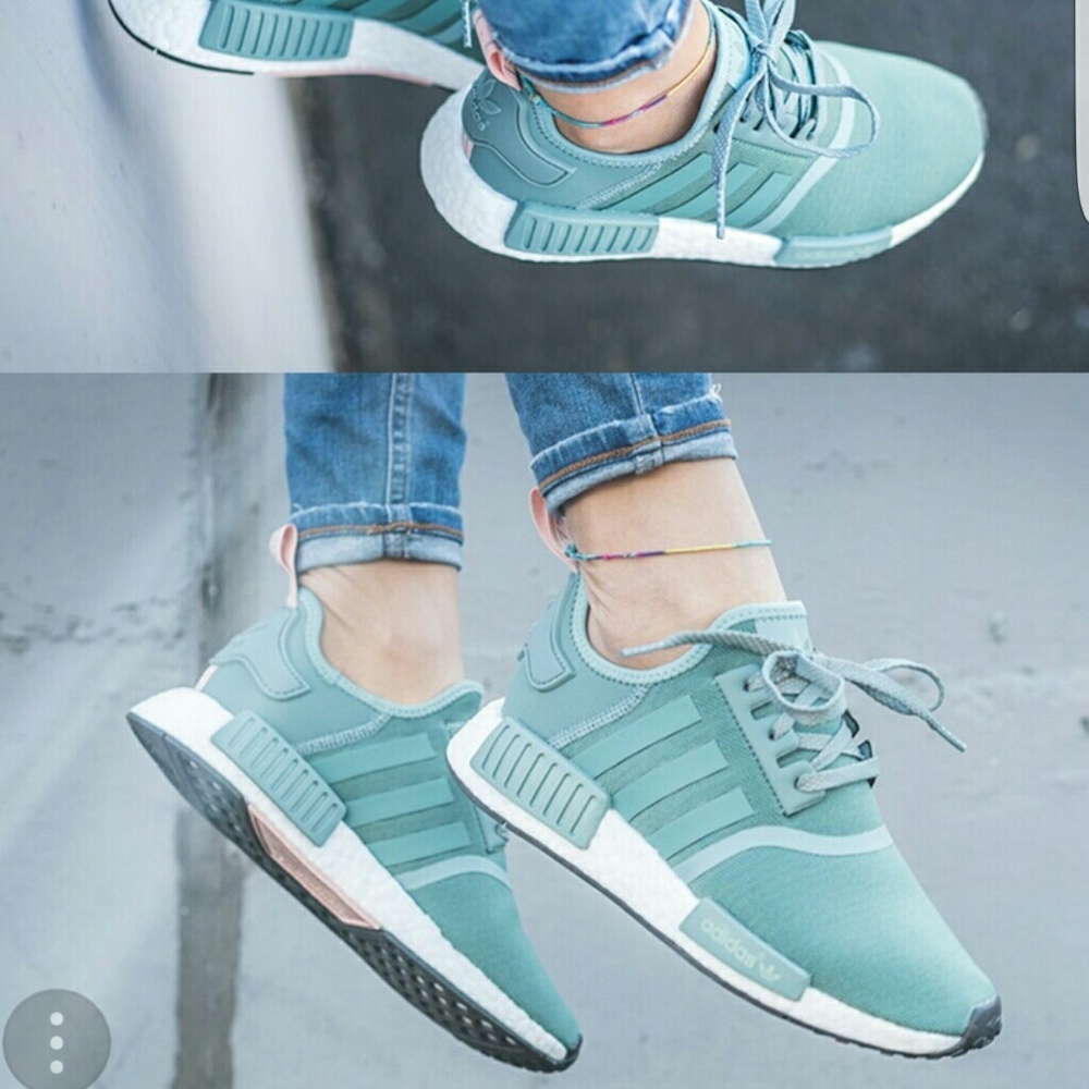 Adidas NMD R1 Women Green/Pink Authentic