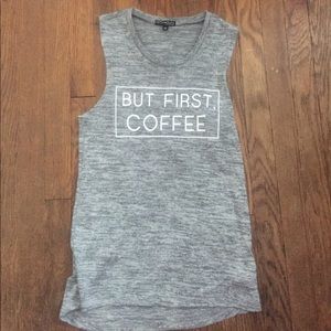 Gray very soft tank top