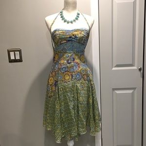 Susana Monaco Floral Strapless Dress